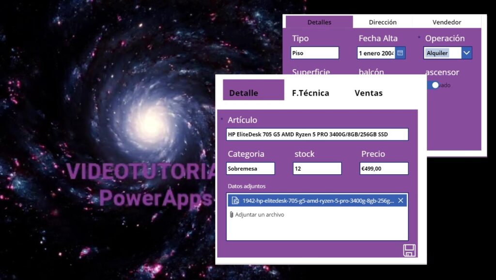 PowerApps Tabs