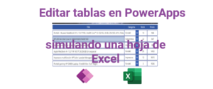 PowerApps excel